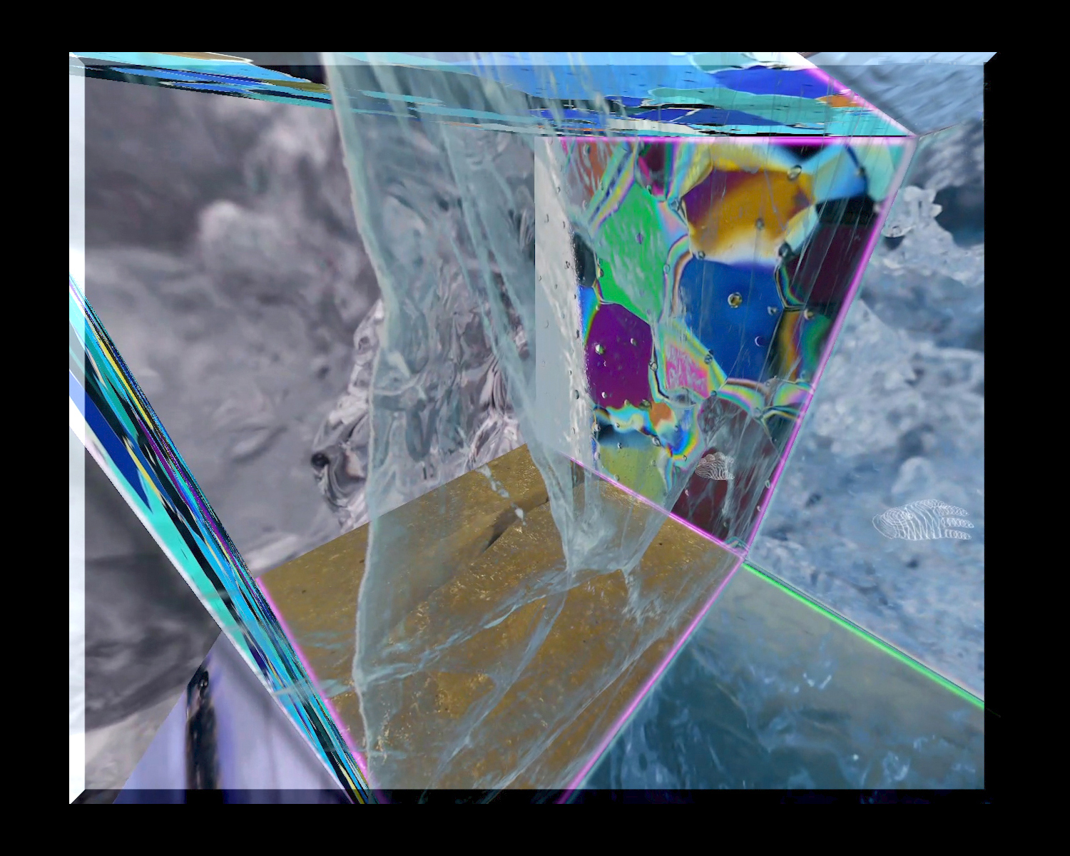 Clea T. Waite, TesserIce, still from video, 2024